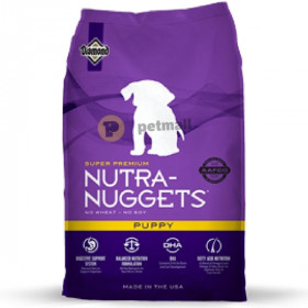 Супер премиум храна Nutra Nuggets Puppy - с прясно пилешко месо за кученца от 1 до 12 месеца